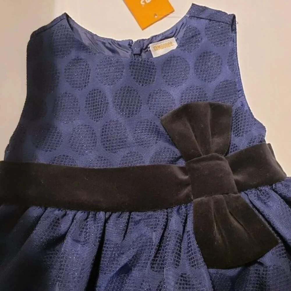 Gymboree 18-24 m special occasion dress blue bow